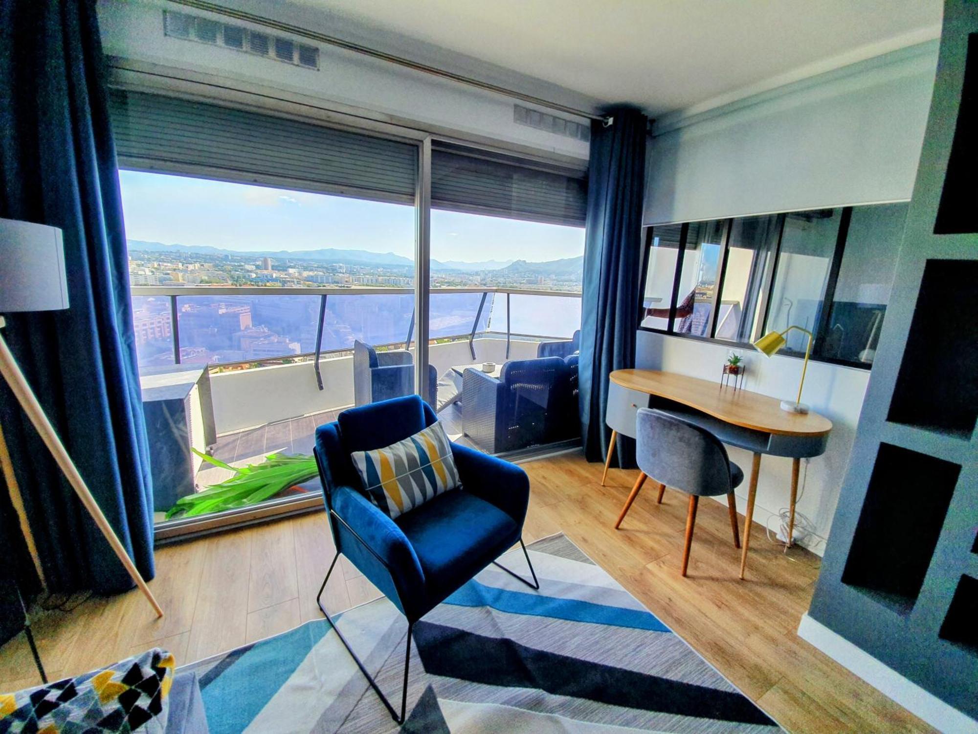 Appartement T2 Prado Chanot Plage Марсилия Екстериор снимка